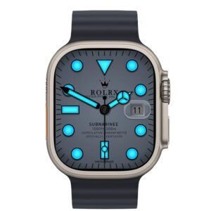 AMOLED Touchscreen Smartwatch - Premium Black Fitness Tracker