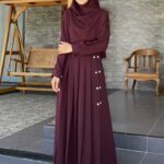 Anaya Embellished Burqa Set with Matching Hijab for Elegant Style