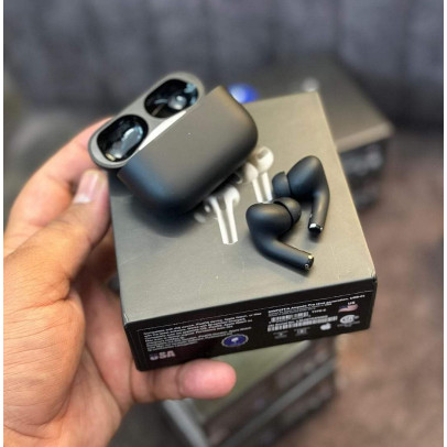 Apple AirPods Pro - Premium Black Wireless Earbuds with Active Noise Cancellation (For Parts) % Apple AirPods Pro - Premium Black Wireless Earbuds with Active Noise Cancellation (For Parts)