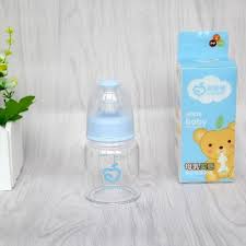 Applebear 60ml Glass Baby Feeder Bottle - Multi-Color Options Available