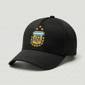 Argentina AFA Supporter Cap - Premium Black Design with 3 Stars