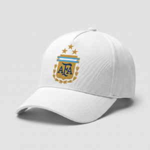 Argentina AFA Supporter Cap - Premium White with 3 Stars Design