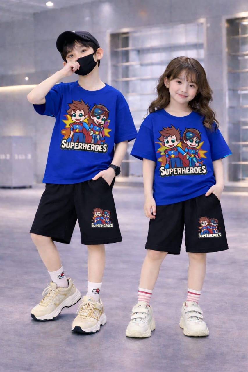 Baby Drop Shoulder T-Shirt and Pant Set - Stylish and Comfortable Outfit % Baby Drop Shoulder T-Shirt and Pant Set - Stylish and Comfortable Outfit
