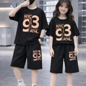 Baby Drop Shoulder T-Shirt and Pant Set - Stylish Comfort for Little Ones