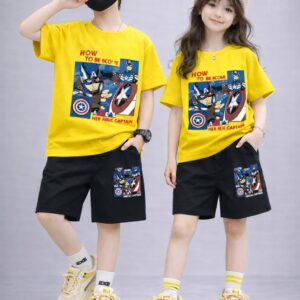 Baby Drop Shoulder T-Shirt and Pant Set - Stylish & Comfortable Outfit