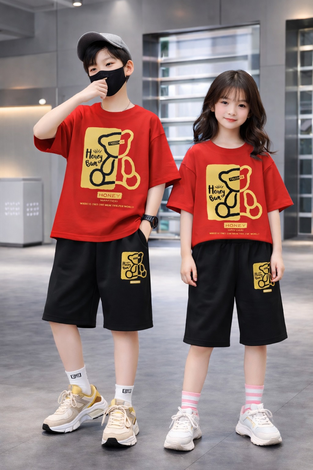 Baby Drop Shoulder T-Shirt and Pant Set - Stylish & Comfortable Outfit % Baby Drop Shoulder T-Shirt and Pant Set - Stylish & Comfortable Outfit
