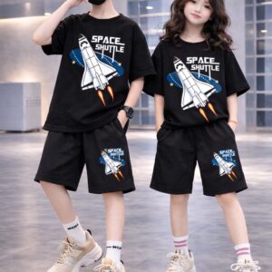 Baby Drop Shoulder T-Shirt and Pants Set - Comfortable and Stylish Outfit