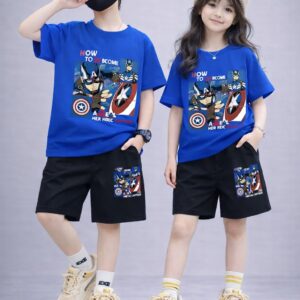 Baby Drop Shoulder T-Shirt and Pants Set for Stylish Comfort