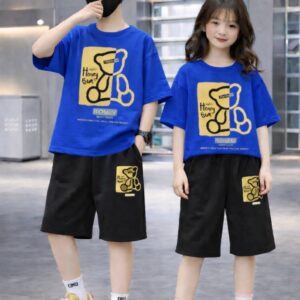 Baby Drop Shoulder T-Shirt and Pants Set – Stylish and Comfortable Outfit