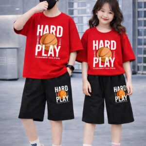 Baby Drop Shoulder T-Shirt and Pants Set – Stylish and Comfortable Outfit
