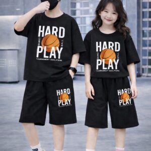 Baby Drop Shoulder T-Shirt and Pants Set - Stylish and Comfortable Outfit
