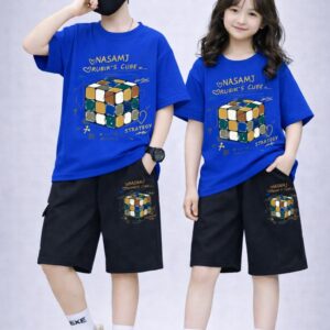 Baby Drop Shoulder T-Shirt and Pants Set - Stylish and Comfortable Outfit
