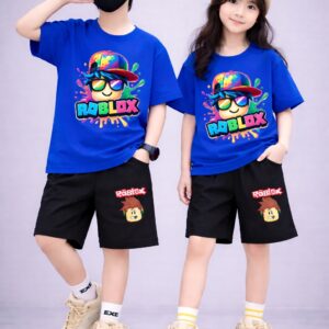 Baby Drop Shoulder T-Shirt and Pants Set - Stylish Comfort for Little Ones