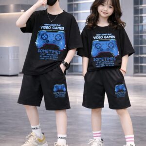 Baby Drop Shoulder T-Shirt and Pants Set - Stylish & Comfortable Outfit