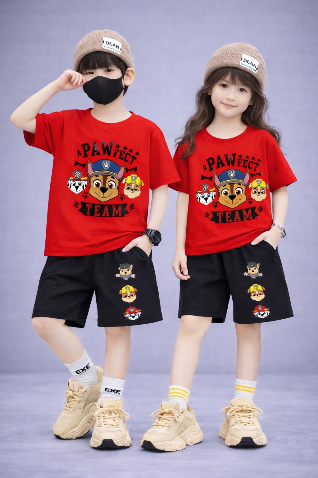 Baby Drop Shoulder T-Shirt and Pants Set - Stylish Infant Outfit % Baby Drop Shoulder T-Shirt and Pants Set - Stylish Infant Outfit