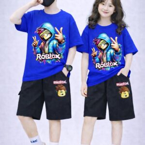 Baby Drop Shoulder T-Shirt and Pants Set - Stylish Infant Outfit