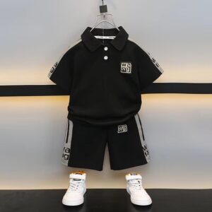 Baby Polo Shirt and Pants Set - Stylish Infant Outfit for Boys and Girls