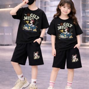 Baby T-Shirt and Pant Set with Drop Shoulder Design - Comfortable and Stylish
