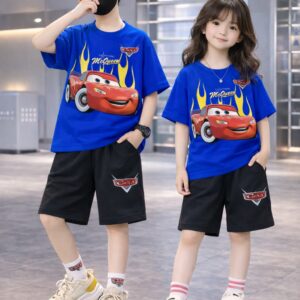 Baby T-Shirt and Pant Set with Drop Shoulder Design for Comfortable Play