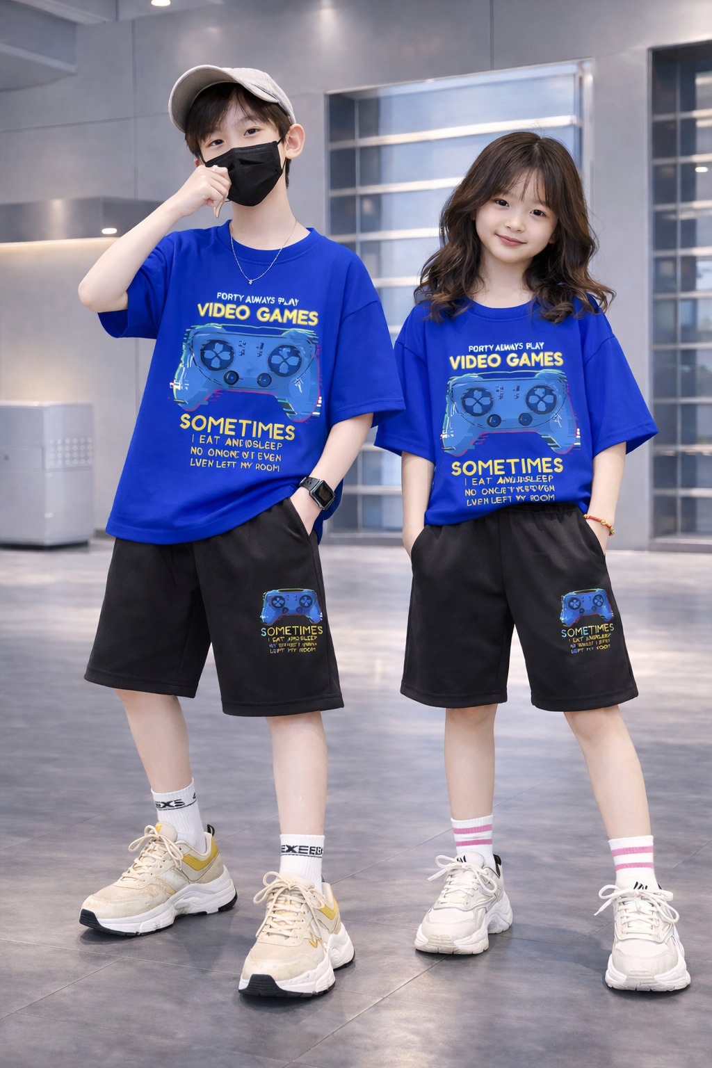Baby T-Shirt and Pant Set with Drop Shoulder Design for Ultimate Comfort % Baby T-Shirt and Pant Set with Drop Shoulder Design for Ultimate Comfort
