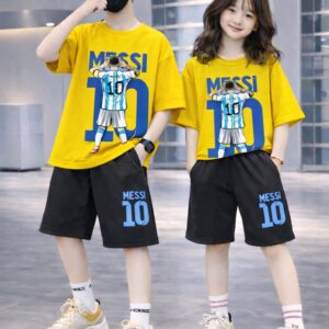 Baby T-Shirt and Pants Set with Drop Shoulder Design - Stylish and Comfortable
