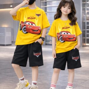 Baby T-Shirt and Pants Set with Drop Shoulder Design - Stylish and Comfortable