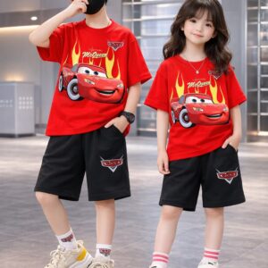 Baby T-Shirt and Pants Set with Drop Shoulder Design - Stylish Comfort