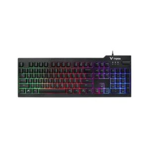 Backlit Mechanical Gaming Keyboard - Rapoo V50S in Sleek Black Design