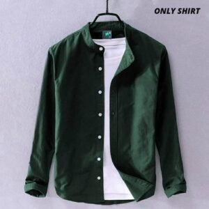 Ban Collar Premium Stylish Shirt in Elegant Colors for Modern Men
