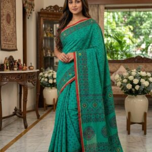 Batik Tangail Saree - Elegant Handcrafted Cotton Ethnic Wear for Women