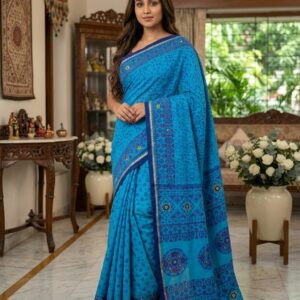 Batik Tangail Saree – Elegant Handcrafted Cotton Ethnic Wear for Women