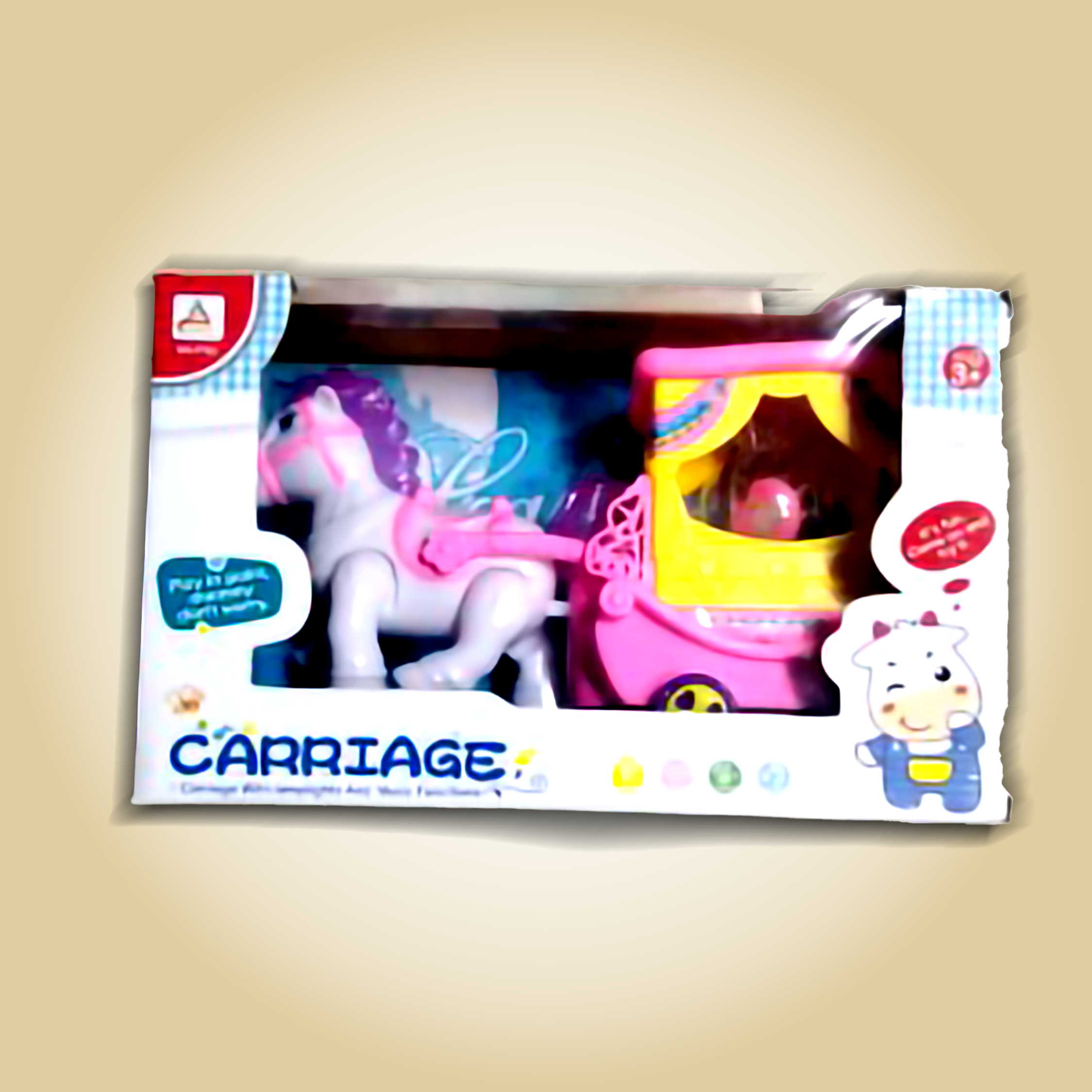 Battery-Powered Toy Carriage Set for Kids – Fun and Interactive Playtime % Battery-Powered Toy Carriage Set for Kids – Fun and Interactive Playtime