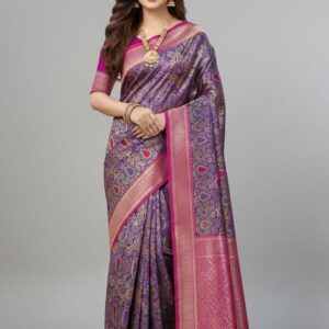 Benarasi Katan Saree - Exquisite Handcrafted Silk Elegance