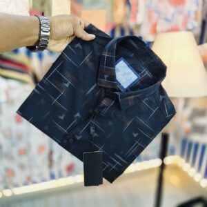 Black 100% Cotton Long-Sleeve Shirt