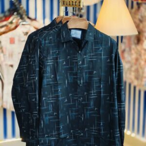 Black 100% Cotton Long-Sleeve Shirt