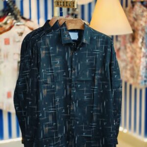 Black Pure-Cotton Full-Sleeve Shirt