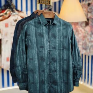 Black Pure Cotton Full-Sleeve Shirt