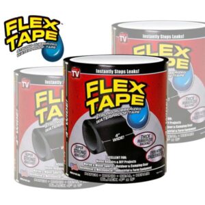 Black Waterproof Rubberized Flex Tape for Strong Sealing Solutions