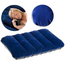 Blue Air Abstract Travel Pillow - Comfortable Support for On-the-Go Relaxation