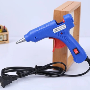 Blue Mini Hot Melt Glue Gun for Crafting and DIY Projects
