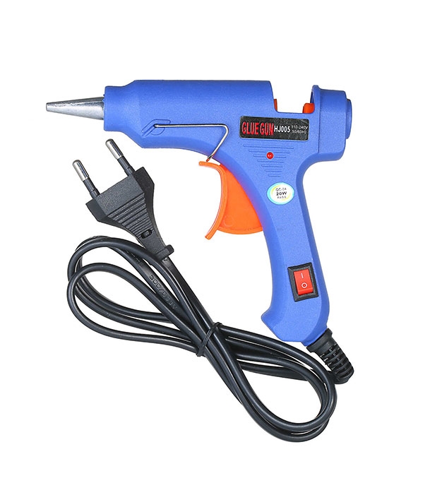 Blue Mini Hot Melt Glue Gun for Crafting and DIY Projects % Blue Mini Hot Melt Glue Gun for Crafting and DIY Projects