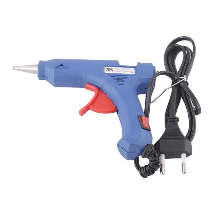 Blue Mini Hot Melt Glue Gun for Crafting and DIY Projects % Blue Mini Hot Melt Glue Gun for Crafting and DIY Projects