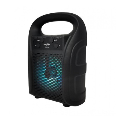 Bluetooth 4-Inch Speaker with USB, TF Card, and FM Radio - Lighting Effects % Bluetooth 4-Inch Speaker with USB, TF Card, and FM Radio - Lighting Effects