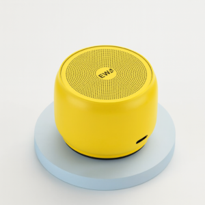 Bluetooth 5.0 Mini Portable Speaker in Vibrant Yellow | EWA A126