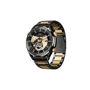 Bluetooth Calling Smartwatch in Black and Gold by Remax - Sleek & Stylish