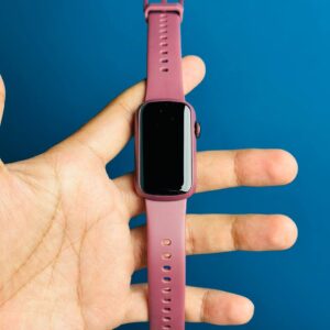Bluetooth Calling Smartwatch in Maroon - Valdus VB02 Stylish Wearable Tech