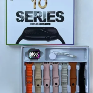 Bluetooth Calling Smartwatch with Infinity Screen and 7 Straps - S30 Pro Max