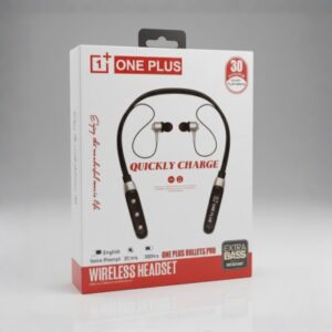 Bluetooth Neckband Earphones with 30-Hour Playback - OnePlus Bullets Pro