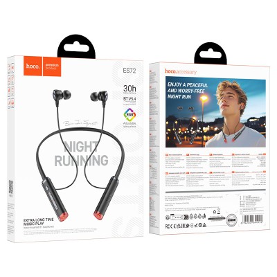 Bluetooth Neckband Headphones by Hoco – ES72 Benevolent Model % Bluetooth Neckband Headphones by Hoco – ES72 Benevolent Model