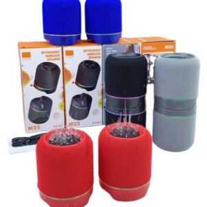 Bluetooth Outdoor DJ Split Speakers - 10W Wireless Sound with LED Lights